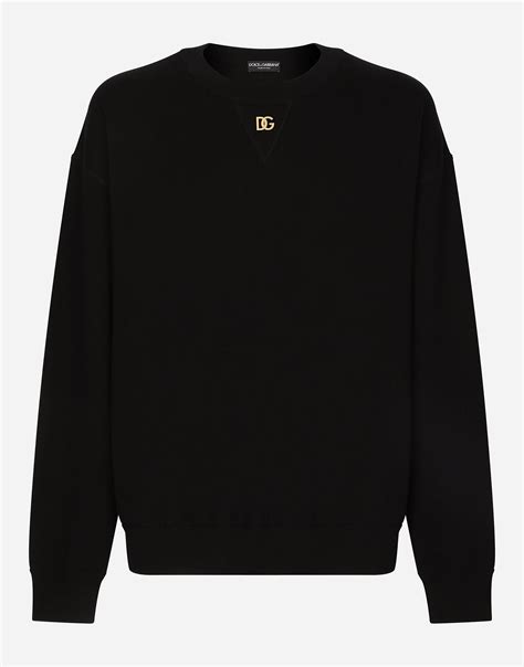 Pull Girocollo in BLACK for Men 